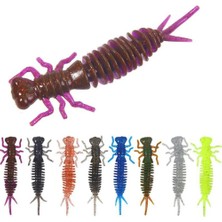 Tlg Shop C Stili 55MM 1.2g 6pcslot Wobblers Balıkçılık Lures Larva Yumuşak Lures Swimbait Yapay Silikon Yumuşak Yem Bas Pike Sazan Balıkçılık (Yurt Dışından)