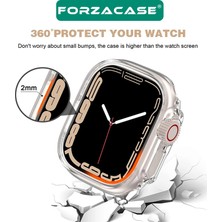 Forzacase FC380 Apple Watch Ultra / Ultra 2 49mm Önü Açık Sert Plastik Rubber Kılıf