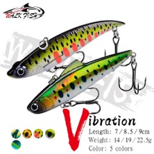 Tlg Shop F-23G Stili Yazın Yürüyüş Fısh 14G 19G 22.5g Batan Balıkçılık Cazibesi Dudaksız Crankbaits Sert Yapay Vıb Titreşim Yemi Tüm Derinlik Kış Buz Balıkçılığı (Yurt Dışından)