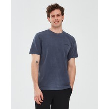 Skechers Organic Coll. M Short Sleeve  T-Shirt Erkek Lacivert Tshirt S241166-410