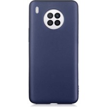 Teleplus Huawei Nova 8i Kılıf Mat Korumalı Premier Mat Silikon Lacivert