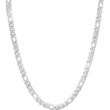 X-lady Accessories Gümüş Renk Şavin Kuşgözü Zincir Paslanmaz Unisex Çelik Kolye 55 Cm. Çelik Kolye - 3011