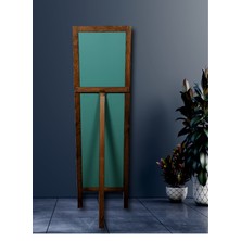 Harz Dekor Ayaklı Boy Aynası Rustik Doğal Masif Ahşap 145X40