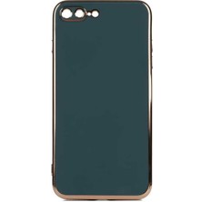 Teleplus Apple iPhone 7 Plus Kılıf Bark Lazer Silikon Koyu Yeşil
