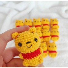 Trendo Gurumi Amigurumi Oyuncak Winnie Anahtarlık 1 Adet (Winnie The Pooh-6 Cm)