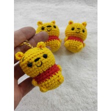 Trendo Gurumi Amigurumi Oyuncak Winnie Anahtarlık 1 Adet (Winnie The Pooh-6 Cm)