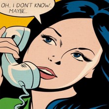 Emos avm Canvas Popart Maybe Sayılarla Boyama Seti   Kasnaklı