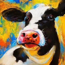 Emos avm Hobby Sevimli Inek Sayılarla Boyama Seti  Rulo