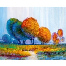 Emos avm Hobby Bir Son Bahar Vakti Sayılarla Boyama Seti   Rulo