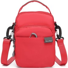 Smart Bags Ekstra Hafif Uniseks Postacı Çantası BC 3152 - Kırmızı