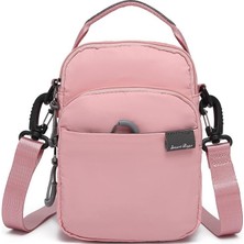 Smart Bags Ekstra Hafif Uniseks Postacı Çantası BC 3152 - Pudra