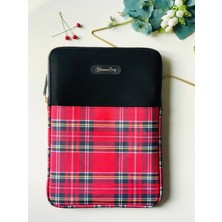 Firewood Tartan Ekose 13 Inç Laptop Kılıfı