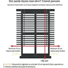 Seyyar Shop Blackout Krem Stor Perde Işıgı %100 Keser