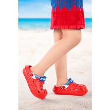 Kiko Kids Eva Plaj Havuz Okul Kreş Kız Çocuk Terlik Twg 755-1 Kırmızı
