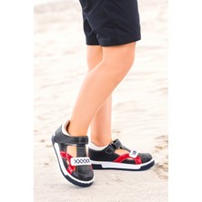 Kiko Kids Erkek Çocuk Günlük Ayakkabı Arz 2320 Lacivert - Kırmızı