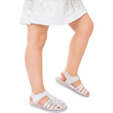 Kiko Kids Kız Çocuk Sandalet Arz 2348 Beyaz
