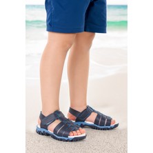 Kiko Kids Erkek Çocuk Sandalet Arz 2358 Lacivert