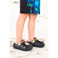 Kiko Kids Eva Plaj Havuz Okul Kreş Kız Çocuk Terlik Twg 755-1 Siyah