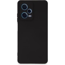 Case World Caseworld Xiaomi Redmi Note 12 Pro Plus 5g Kapak Içi Kadife Kamera Korumalı Lansman Silikon Kılıf - Siyah