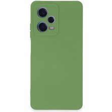 Case World Caseworld Xiaomi Redmi Note 12 Pro Plus 5g Kapak Içi Kadife Kamera Korumalı Lansman Silikon Kılıf - Açık Yeşil