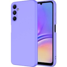 Case World Caseworld Samsung Galaxy A05S Kapak Içi Kadife Kamera Korumalı Lansman Silikon Kılıf - Lila