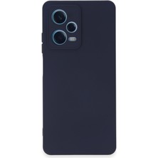 Case World Caseworld Xiaomi Redmi Note 12 Pro Plus 5g Kapak Içi Kadife Kamera Korumalı Lansman Silikon Kılıf - Lacivert