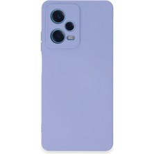 Case World Caseworld Xiaomi Redmi Note 12 Pro Plus 5g Kapak Içi Kadife Kamera Korumalı Lansman Silikon Kılıf - Lila