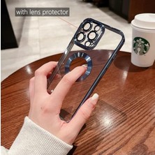 Teknomoda Xiaomi Redmi Note 13 Pro 5g Kılıf Logo Yeri Açık Kamera Lens Korumalı Renkli Kenarlı Şeffaf Silikon Gold