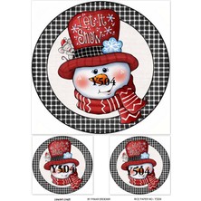 My Hobby Y504 Kardan Adam, Joy, Hediye Paketi Desenli Pirinç Dekopaj 30X42