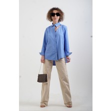 Zelish My Sister Bej Palazzo Jean Pantolon