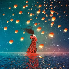 Emos avm Hobby Dilek Balonu Sayılarla Boyama Seti  Rulo