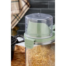 Heaven House 1,8 Lt Contalı Erzak Saklama Kabı | Ölçekli Saklama Kabı | Erzak Kabi | Erzak Saklama Kabı | Saklama Kabı Plastik | Şeffaf Saklama Kabı | Bakliyat Organizer