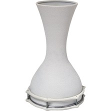 Saz 850K-WT Alüminyum Darbuka Krokodil Beyaz 23.5 cm