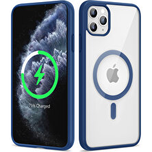 Kılıfist Apple iPhone 11 Pro Max Kılıf Magsafe Wireless Şarj Özellikli Silikon Zore Ege Kapak