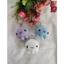 Trendo Gurumi Amigurumi Oyuncak Anahtarlık 3 Lü Ahtapot Seti