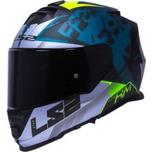 Ls2 Storm 2 Sprinter Siyah Gri Siyah Vizör