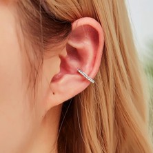 Qiuhong Shop E875BJIN Moda Küçük Kulak Manşet Küpe Kadınlar Için Kulak Klipsi Altın Renk Hiçbir Piercing Sahte Kıkırdak Küpe (Yurt Dışından)
