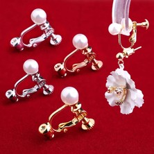 Qiuhong Shop Altın Spiral Kulak Klipsi Kadın Görünmez Ağrısız Inci Kulak Klipsi Artefakt Deliksiz Kulak Klipsi Yüksek Anlamda Küpeler Için Kulak Klipsi Dönüştürücü (Yurt Dışından)