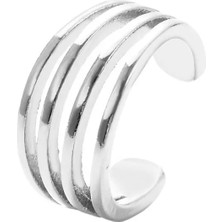 Qiuhong Shop E01912 Vagzeb Moda Altın Renk Kulak Manşetleri Yaprak Klip Küpe Kadın Dağcılar Için Hiçbir Piercing Sahte Kıkırdak Küpe Aksesuarları Hediye (Yurt Dışından)