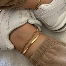 Qiuhong Shop NO.50201 Beden Kadınlar Için Modyle Halhal Ayak Aksesuar Yaz Plaj Barefoot Sandalet Bilezik Ayak Bileği Üzerinde Bacak Kadın Ayak Bileği Kadınlar Için Hediyeler (Yurt Dışından)