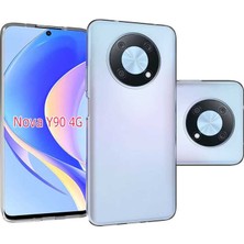 Prolysus Huawei Nova Y90 Kılıf Kamera Korumalı Şeffaf Yumuşak Silikon Kılıf