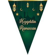 Ceylin Party Balon Bayrak Flama Üçgen Hoşgeldin Ramazan