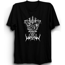 The Fame Watain, 2 Wolfs, Rock Metal Müzik Grubu Tişörtü