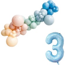 Organizasyon Pazarı ZincirSeti D.Okyanus-FırtınaMavi-Küfyeşil-M.Somon-Ten+3 34inç A.Mavi FolyoBalon 30Adet+BalonŞeridi