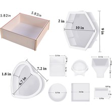 Sumsool Reçine Kalıpları Silikon Kiti, Silikon Kalıplar Çiçek Epoksi Reçine (Yurt Dışından)