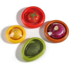 Sumsool Avokado Limon Domates Tasarrufu ve Depolama Gıda Saklama Kutusu Için 4pcs Pod (Yurt Dışından)