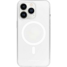 Vonmahlen Transparent Case iPhone 14 Pro Sararma Önleyici Korumalı Şeffaf Telefon Kılıfı
