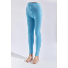 Katia & Bony İçi Havlu Çocuk Tayt Buz Mavisi