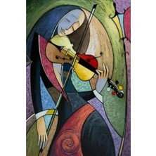 Emos avm Canvas Violet Boyama  Seti  Kasnaklı