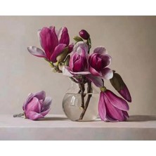 Emos avm Hobby Cam Saksı ve Pempe Çiçekler Sayılarla Boyama Seti  Rulo